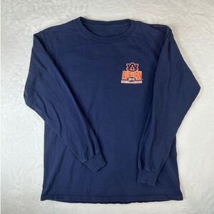 Auburn Tigers 2010 SEC Champions Long Sleeve Shirt Navy Blue New World Graphics